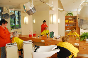 Foto des Friseursalons in unerem Hause.